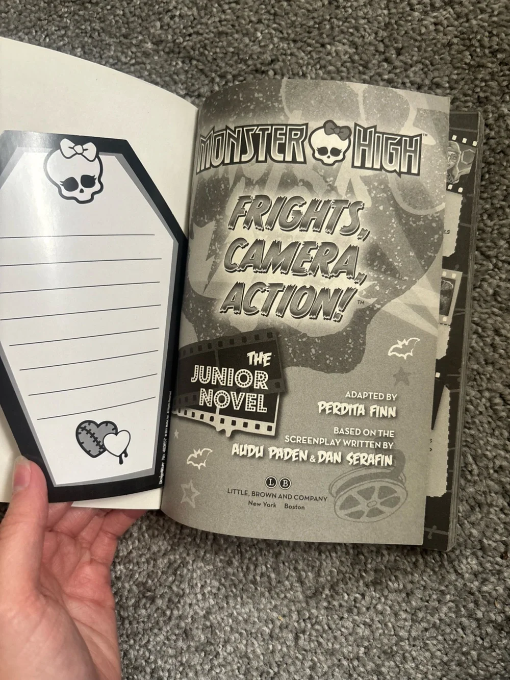 “Frights, Camera, Action!” Monster High Novel
